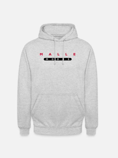 malle modus - Unisex Hoodie - Hellgrau meliert