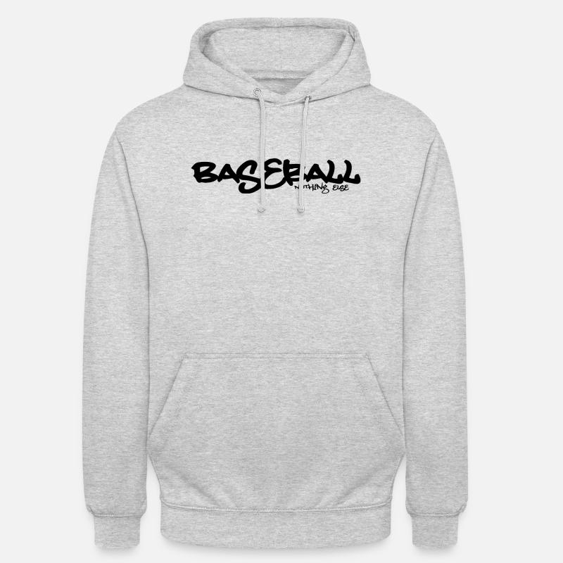 Baseball - Nothing Else - Unisex Hoodie - Hellgrau meliert