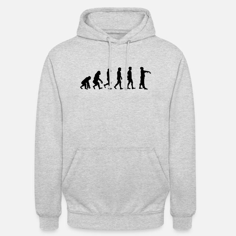 Evolution Zombie - Unisex Hoodie - light heather grey