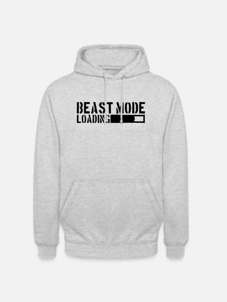 Beast Mode Loading Power - Unisex Hoodie - light heather grey