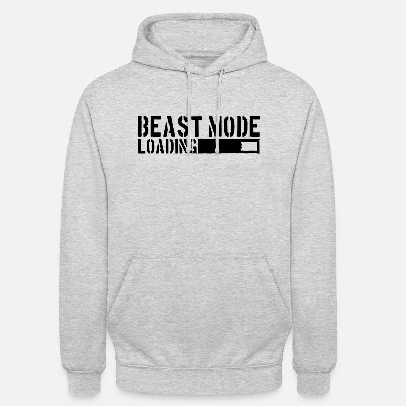 Beast Mode Loading Power - Unisex Hoodie - light heather grey