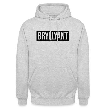 Elektronische Musik Bryllyant Geschenk - Unisex Hoodie - Hellgrau meliert - Vorne - Alina (178cm) & Michal (187cm)