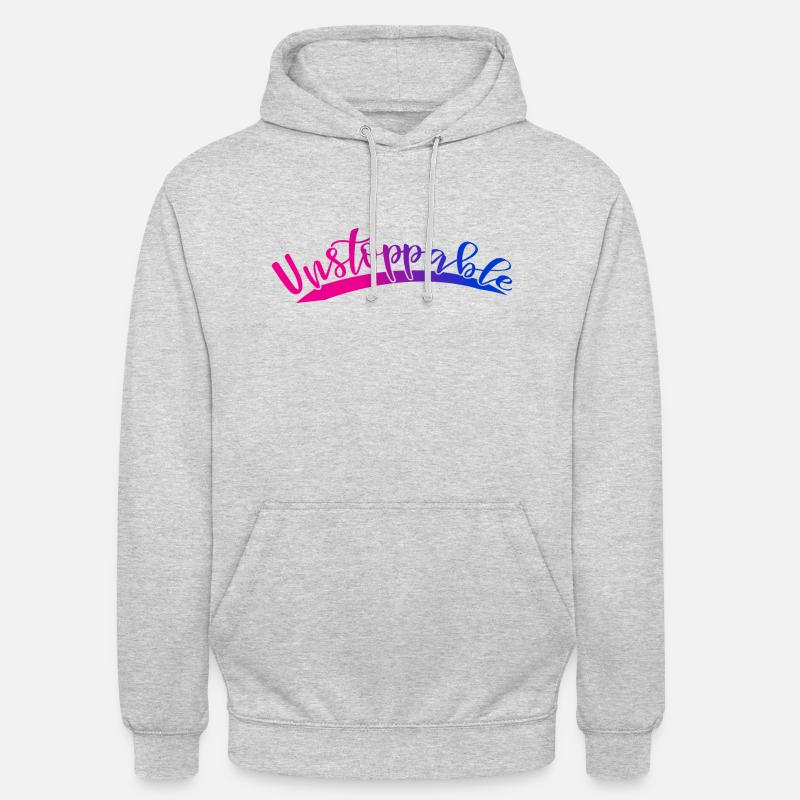 Imparable - Sweat-shirt à capuche unisexe - gris clair chiné