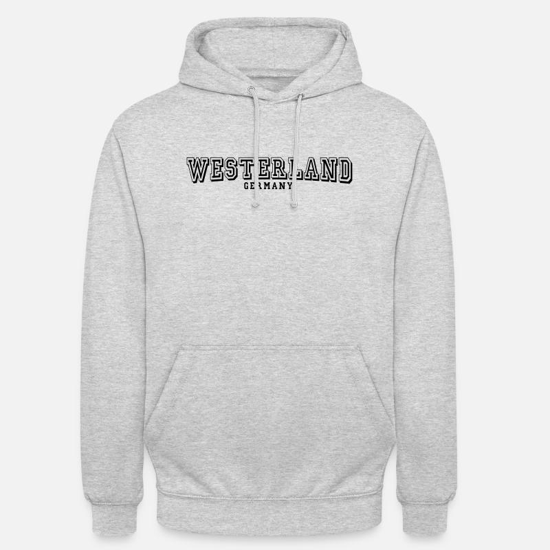Westerland - Sweat-shirt à capuche unisexe - gris clair chiné