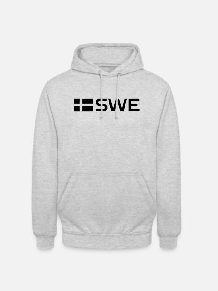 Swedish flag - Unisex Hoodie - light heather grey