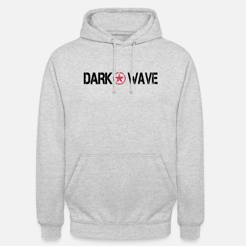 darkwave - Sweat-shirt à capuche unisexe - gris clair chiné
