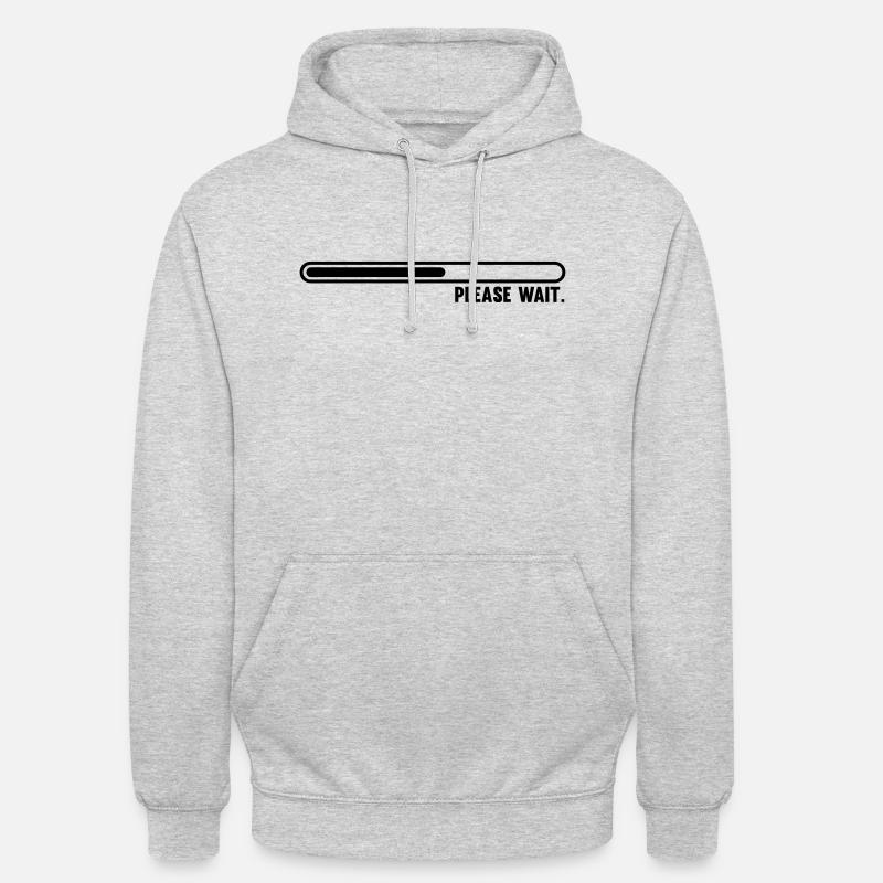 _loading_f1 - Sweat-shirt à capuche unisexe - gris clair chiné
