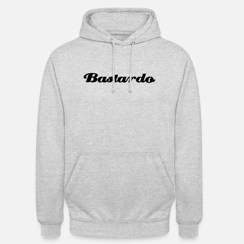 bastardo - Sweat-shirt à capuche unisexe - gris clair chiné