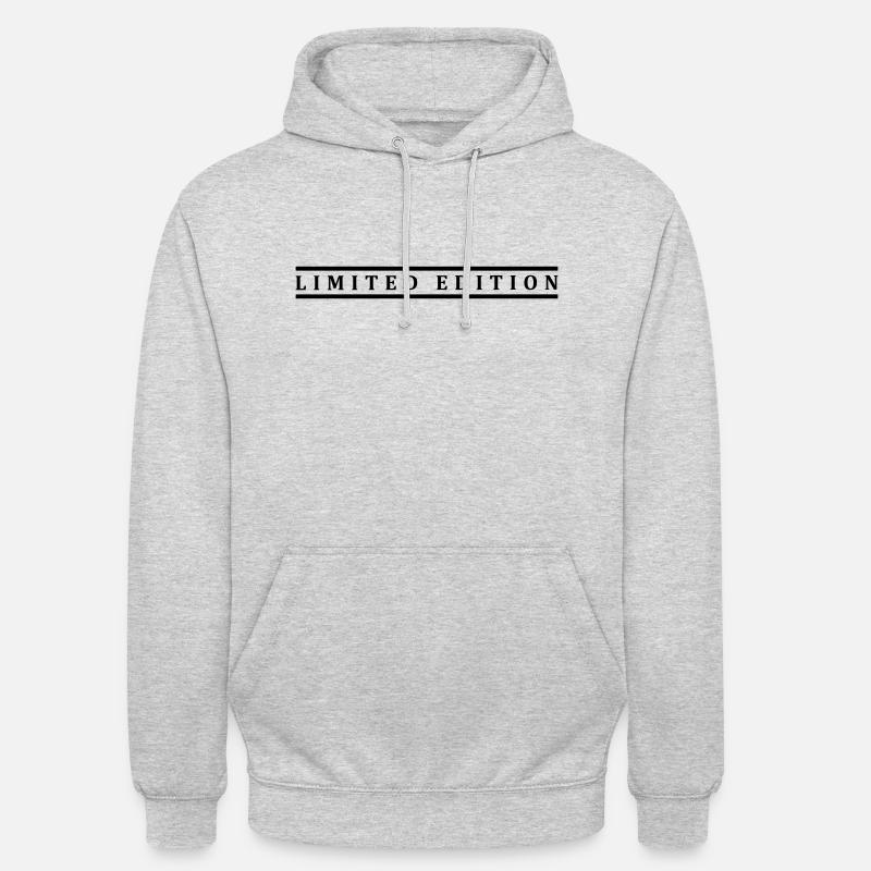 Édition limitée - Sweat-shirt à capuche unisexe - gris clair chiné