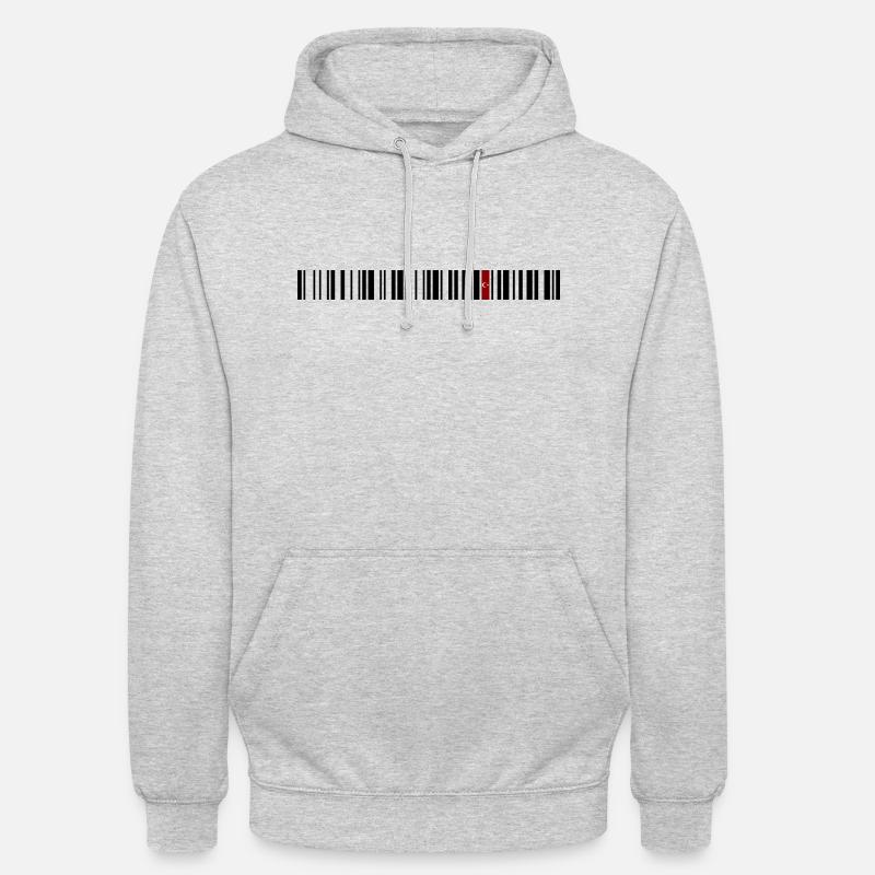 Bitlis - Sweat-shirt à capuche unisexe - gris clair chiné