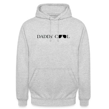 Daddy Cool - ideal gift for the cool dad - Unisex Hoodie - light heather grey - Front - Alina (178cm) & Michal (187cm)