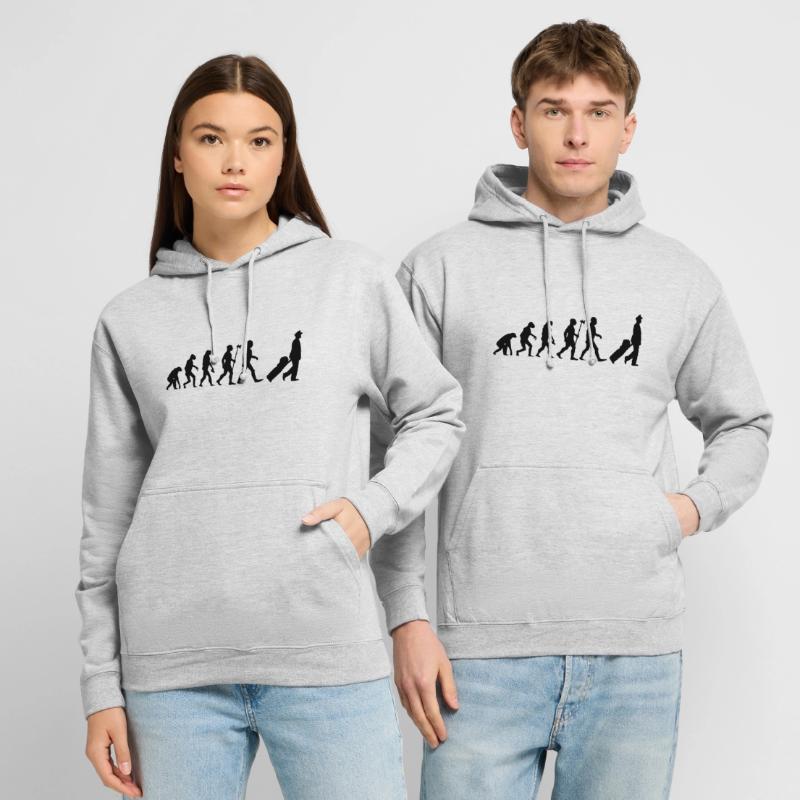 evolution pilot Flugzeug Pilot Flieger Unisex Hoodie