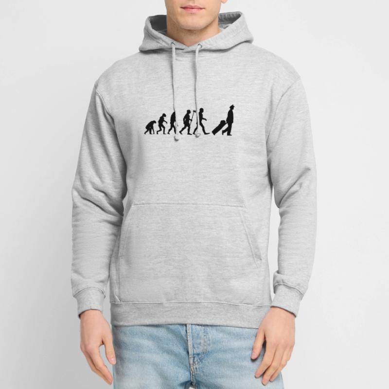 evolution pilot Flugzeug Pilot Flieger Unisex Hoodie