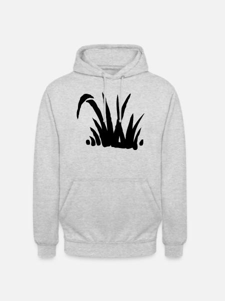 Grass bush - Unisex Hoodie - light heather grey