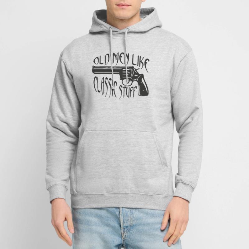 Revolver classique Old Men, Colt Python Peacemaker Sweat-shirt à capuche unisexe