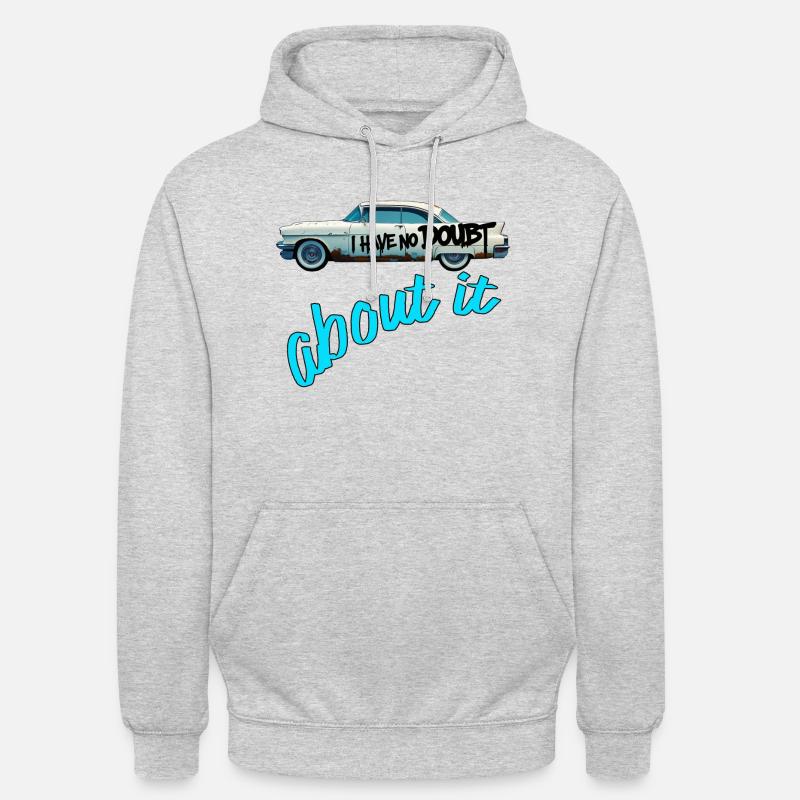 ausschließlich Oldtimer - Unisex Hoodie - Hellgrau meliert