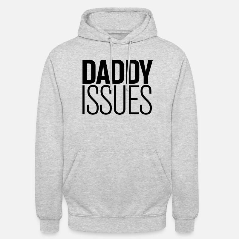 Daddy Issues Tee - Unisex Hoodie - light heather grey
