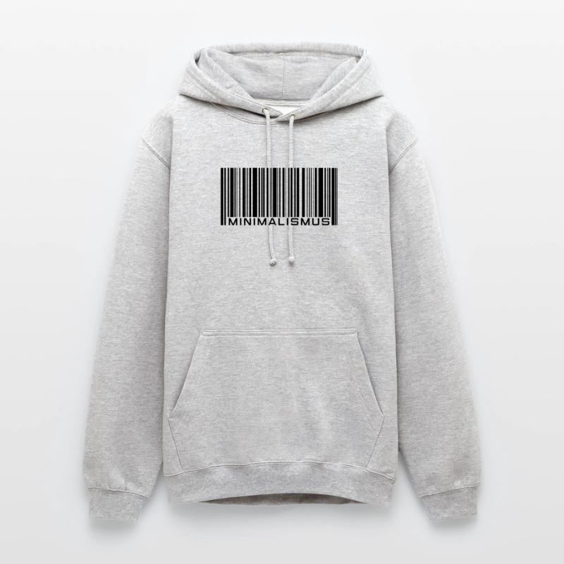Minimalismus - Barcode - Strichcode Unisex Hoodie