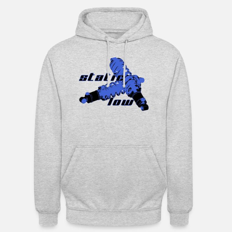 staticlow 1 - Unisex Hoodie - Hellgrau meliert