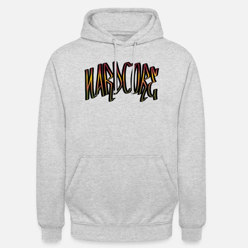hardcore V2.1 - Sweat-shirt à capuche unisexe - gris clair chiné
