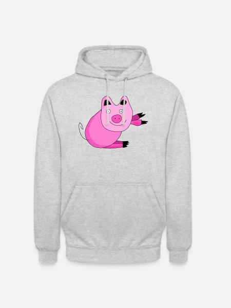 krolik 10 - Unisex Hoodie - light heather grey