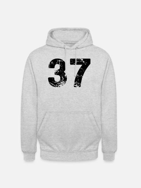 37 - Unisex Hoodie - light heather grey