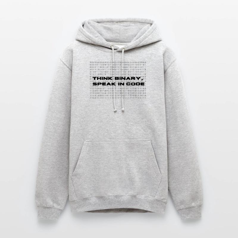 Think binary - speak in code³ Unisex Hoodie