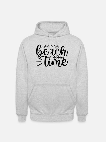 4 beach time - Unisex Hoodie - light heather grey