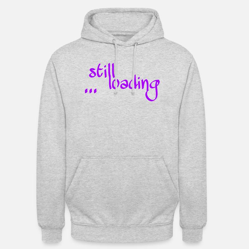 Still loading ... - Unisex Hoodie - Hellgrau meliert