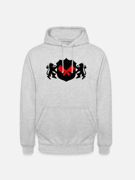 Metzger Wappen - Unisex Hoodie - Hellgrau meliert