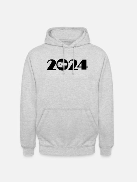 Hello, Friendship 2024 - Unisex Hoodie - light heather grey