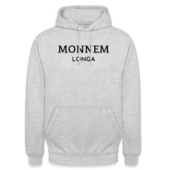Mannheim - Unisex Hoodie - Hellgrau meliert - Vorne - Alina (178cm) & Michal (187cm)