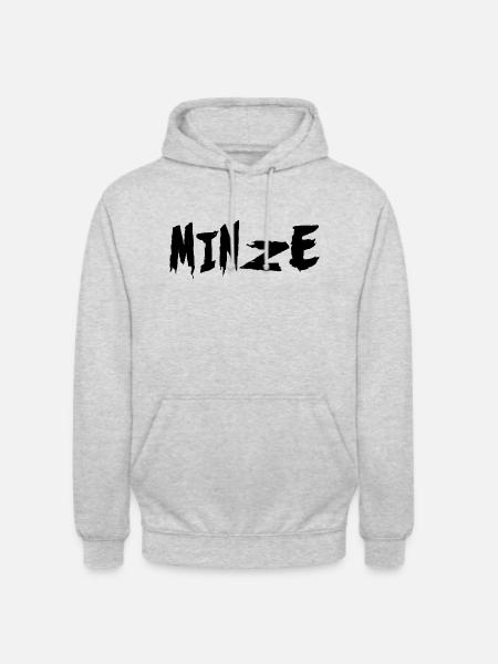 Minze - Unisex Hoodie - Hellgrau meliert
