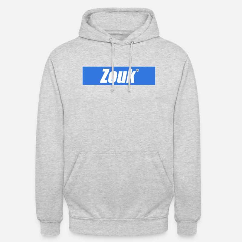 Zouk - Kreyol Sat - Sweat-shirt à capuche unisexe - gris clair chiné
