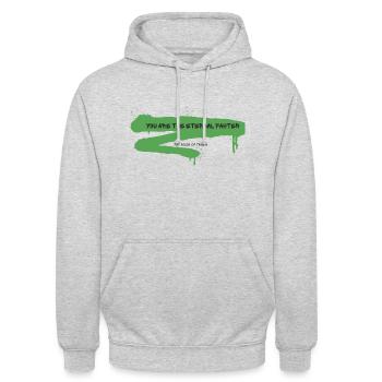 Gott - Unisex Hoodie - Hellgrau meliert - Vorne - Alina (178cm) & Michal (187cm)