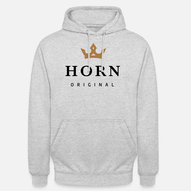 Horn - Unisex Hoodie - light heather grey