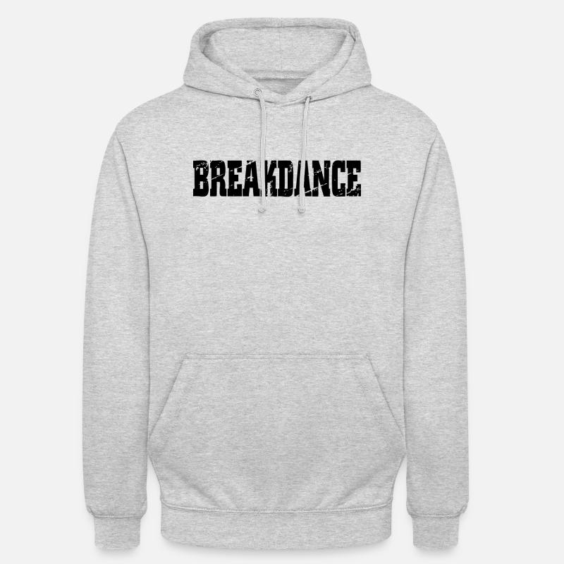 Breakdance - Unisex Hoodie - Hellgrau meliert