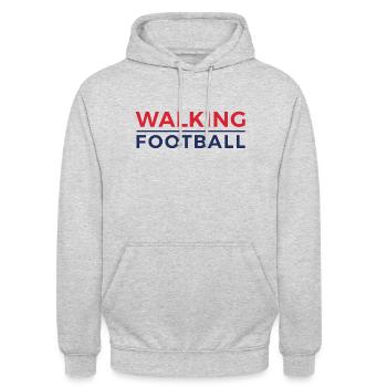 Simply Walking Football - Best Sport On The Planet - Unisex Hoodie - light heather grey - Front - Alina (178cm) & Michal (187cm)