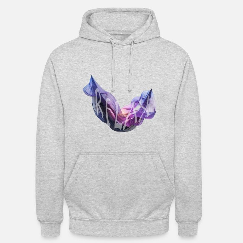 Relax Hängematte - Unisex Hoodie - Hellgrau meliert