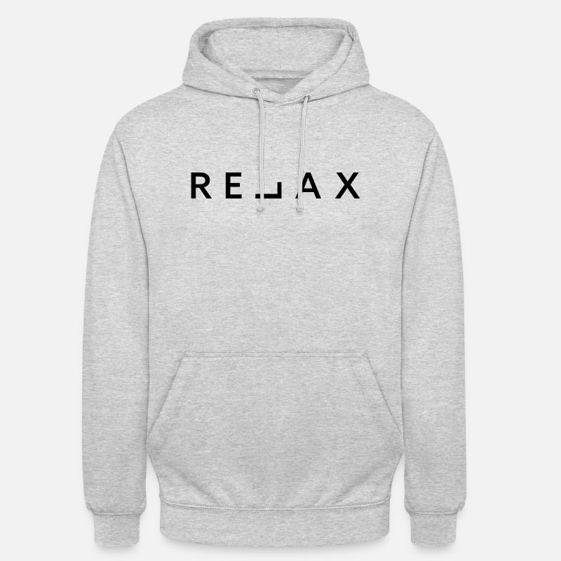 Se détendre - Sweat-shirt à capuche unisexe - gris clair chiné