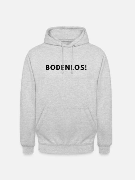 Bodenlos! - Unisex Hoodie - Hellgrau meliert