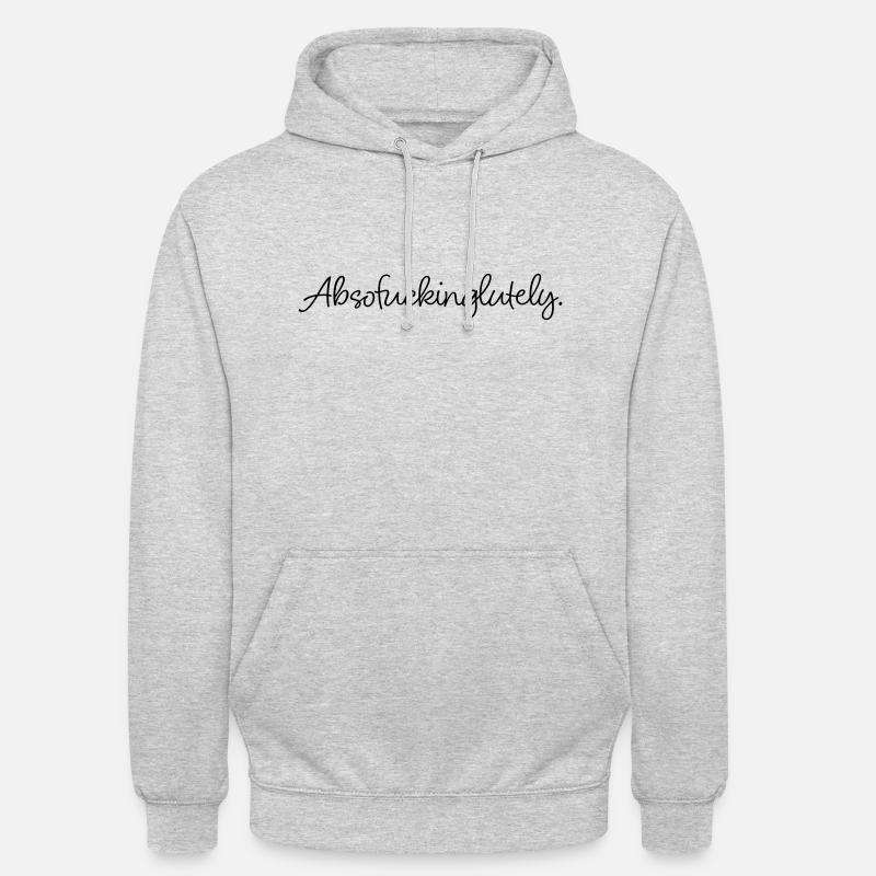 Absofuckinglutely - Unisex Hoodie - light heather grey
