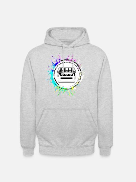 Bierkiste Kiste Bier - Unisex Hoodie - Hellgrau meliert
