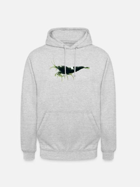 Black Taiwan Bee Garnele - Unisex Hoodie - Hellgrau meliert