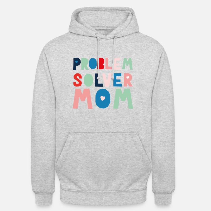 Problem Solver Mom - Unisex Hoodie - light heather grey