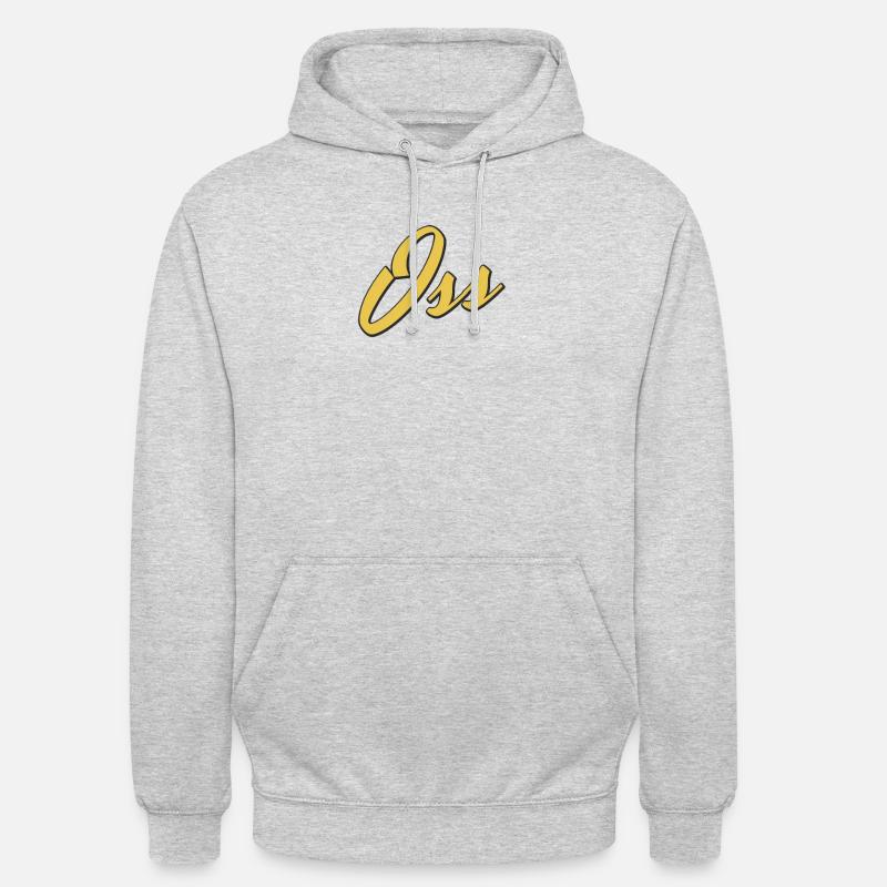 Oss - Felpa con cappuccio unisex - grigio chiaro melange