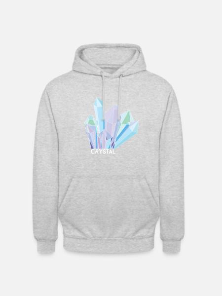 Crystal - Unisex Hoodie - light heather grey