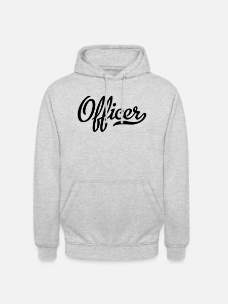 Officer - Unisex Hoodie - light heather grey