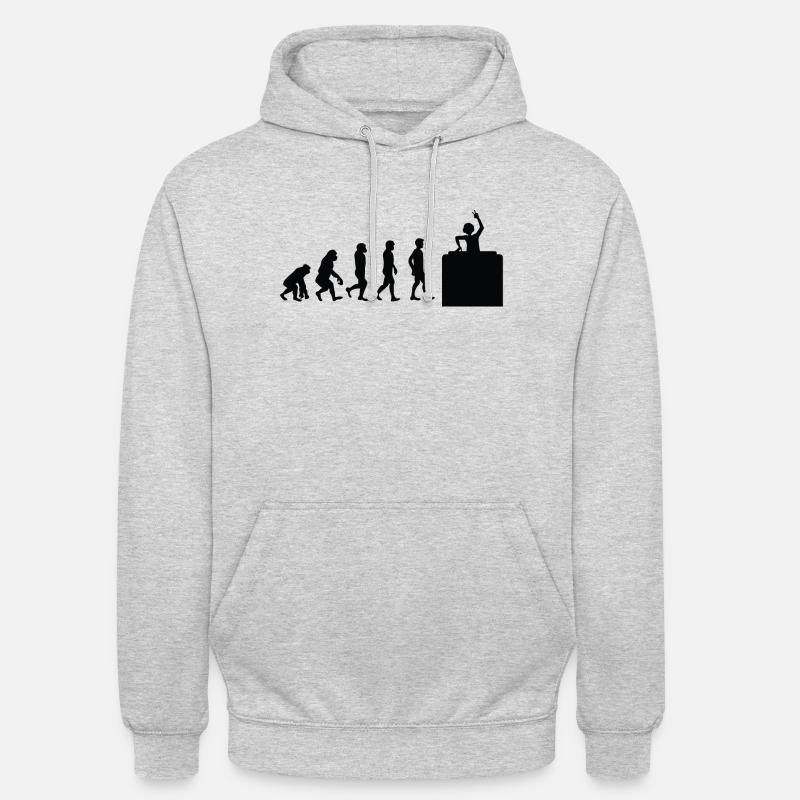 Evolution DJ - Unisex Hoodie - light heather grey
