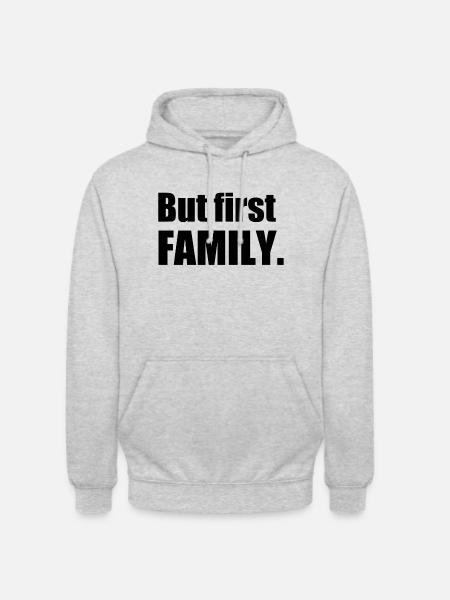 family - Unisex Hoodie - light heather grey